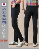 QUẦN JEAN NAM ỐNG ĐỨNG XUẤT NHẬT MÀU ĐEN QJ41025L14