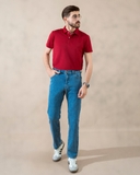 ÁO POLO NAM TAY NGẮN XUẤT ÂU MÀU ĐỎ PL4409T9