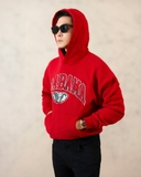 ÁO KHOÁC HOODIE NAM VẢI NỈ XUẤT MỸ MÀU ĐỎ AK4B25H
