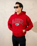 ÁO KHOÁC HOODIE NAM VẢI NỈ XUẤT MỸ MÀU ĐỎ AK4B25H