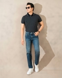 QUẦN JEAN NAM PHOM SLIM FIT XUẤT HÀN MÀU XANH NHẠT QJ4B09D1