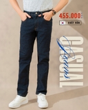 QUẦN JEAN NAM PHOM SLIM FIT XUẤT HÀN MÀU XANH ĐEN QJ4B09D