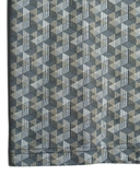 ÁO THUN NAM CỔ TRÒN TAY NGẮN XUẤT MỸ HỌA TIẾT GEOMETRIC MÀU XÁM 21110L-1