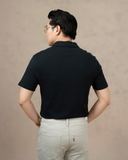 ÁO POLO NAM TAY NGẮN XUẤT MỸ MÀU ĐEN PL4B16L5