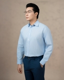 ÁO SƠ MI NAM TAY DÀI XUẤT HÀN MÀU XANH DƯƠNG NHẠT SM4C31H