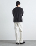 QUẦN JEAN NAM ỐNG SUÔNG VẢI CO GIÃN MÀU TRẮNG QJ60204M6