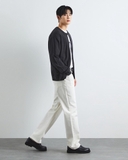 QUẦN JEAN NAM ỐNG SUÔNG VẢI CO GIÃN MÀU TRẮNG QJ60204M6