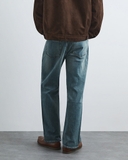 QUẦN JEAN NAM ỐNG SUÔNG XUẤT HÀN MÀU XANH ÁNH RÊU QJ60204M7