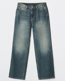 QUẦN JEAN NAM ỐNG SUÔNG XUẤT HÀN MÀU XANH ÁNH RÊU QJ60204M7