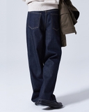 QUẦN JEAN NAM ỐNG RỘNG XUẤT HÀN MÀU XANH THAN QJ60204M2