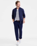 ÁO KHOÁC BOMBER DA LỘN NAM XUẤT MỸ MÀU XANH NAVY AK60225M2