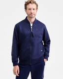 ÁO KHOÁC BOMBER DA LỘN NAM XUẤT MỸ MÀU XANH NAVY AK60225M2