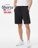 QUẦN SHORT THỂ THAO UNISEX XUẤT MỸ MÀU ĐEN QS60307H1