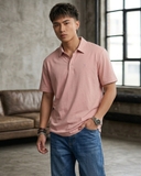 ÁO POLO NAM TAY NGẮN XUẤT MỸ MÀU CAM ĐÀO PL60312T10