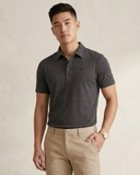 ÁO POLO NAM TAY NGẮN XUẤT MỸ MÀU XÁM ĐẬM PL60312T6