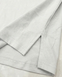 ÁO THUN NAM TAY NGẮN CỔ HENLEY XUẤT MỸ MÀU KEM AT60311N1