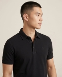 ÁO POLO NAM TAY NGẮN XUẤT MỸ MÀU ĐEN PL60312T7