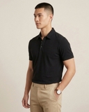 ÁO POLO NAM TAY NGẮN XUẤT MỸ MÀU ĐEN PL60312T7