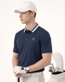 ÁO POLO GOLF NAM TAY NGẮN XUẤT HÀN MÀU XANH NAVY PL60330H6