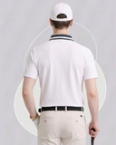 ÁO POLO GOLF NAM TAY NGẮN XUẤT HÀN MÀU TRẮNG PL60330H5
