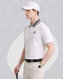 ÁO POLO GOLF NAM TAY NGẮN XUẤT HÀN MÀU TRẮNG PL60330H5