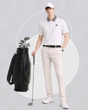 ÁO POLO GOLF NAM TAY NGẮN XUẤT HÀN MÀU TRẮNG PL60330H5