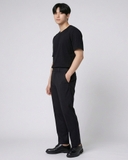 QUẦN TÂY NAM ỐNG ĐỨNG PHOM SLIM FIT LƯNG CO GIÃN XUẤT HÀN MÀU ĐEN QT60404U4
