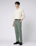 QUẦN TÂY NAM ỐNG ĐỨNG PHOM SLIM FIT LƯNG CO GIÃN XUẤT HÀN MÀU XANH LÁ QT60404U3