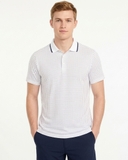 ÁO POLO GOLF NAM TAY NGẮN XUẤT MỸ HỌA TIẾT HOA NHÍ MÀU TRẮNG PL60330H3