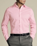 ÁO SƠ MI NAM TAY DÀI PHOM REGULAR FIT XUẤT ANH MÀU HỒNG SM60411N4