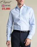 ÁO SƠ MI NAM TAY DÀI PHOM REGULAR FIT XUẤT ANH MÀU XANH DƯƠNG NHẠT SM60411N3