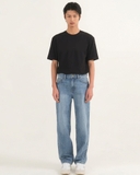 QUẦN JEAN NAM COTTON ỐNG SUÔNG XUẤT HÀN MÀU XANH NHẠT QJ60417N