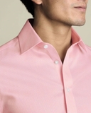 ÁO SƠ MI NAM TAY DÀI PHOM REGULAR FIT XUẤT ANH MÀU HỒNG SM60411N4