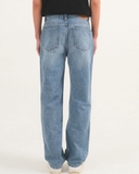 QUẦN JEAN NAM COTTON ỐNG SUÔNG XUẤT HÀN MÀU XANH NHẠT QJ60417N