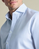 ÁO SƠ MI NAM TAY DÀI PHOM REGULAR FIT XUẤT ANH MÀU XANH DƯƠNG NHẠT SM60411N3