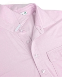 ÁO POLO THỂ THAO NAM TAY NGẮN CÓ TÚI XUẤT MỸ MÀU HỒNG NHẠT PL60408N1