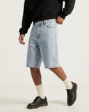 QUẦN SHORT JEAN NAM XUẤT HÀN MÀU XANH NHẠT QS60418M1