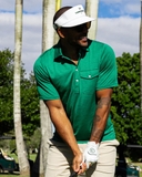 ÁO POLO THỂ THAO NAM TAY NGẮN CÓ TÚI XUẤT MỸ MÀU XANH LÁ PL60408N3