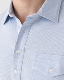 ÁO POLO THỂ THAO NAM TAY NGẮN CÓ TÚI XUẤT MỸ MÀU XANH DƯƠNG NHẠT PL60408N2