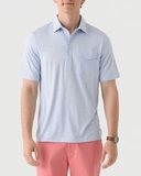 ÁO POLO THỂ THAO NAM TAY NGẮN CÓ TÚI XUẤT MỸ MÀU XANH DƯƠNG NHẠT PL60408N2