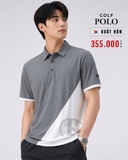 ÁO POLO GOLF NAM TAY NGẮN XUẤT HÀN MÀU XÁM PL60505H1