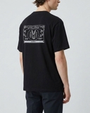 ÁO THUN UNISEX CỔ TRÒN TAY NGẮN XUẤT HÀN MÀU ĐEN AT60513N1