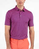 ÁO POLO GOLF NAM TAY NGẮN MÀU ĐỎ TÍM KẺ SỌC NGANG PL60516T2