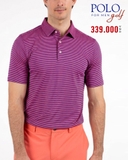 ÁO POLO GOLF NAM TAY NGẮN MÀU ĐỎ TÍM KẺ SỌC NGANG PL60516T2
