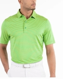 ÁO POLO GOLF NAM TAY NGẮN MÀU XANH LÁ NEON KẺ SỌC NGANG PL60516T4