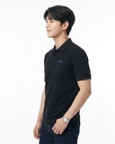 ÁO POLO NAM VẢI COTTON TAY NGẮN MÀU ĐEN PL60527N2