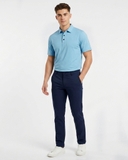 ÁO POLO GOLF NAM TAY NGẮN MÀU XANH DƯƠNG KẺ SỌC NGANG PL60529D8