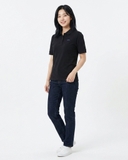 ÁO POLO NAM VẢI COTTON TAY NGẮN MÀU ĐEN PL60527N2