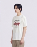ÁO THUN UNISEX CỔ TRÒN TAY NGẮN MÀU TRẮNG IN HÌNH AT60609N2