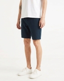 QUẦN SHORT THUN NAM PHỐI DÂY RÚT MÀU XANH NAVY QS60604M3